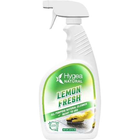 Hygea Natural Lemon Fresh Natural All Purpose Cleaner Ready to Use 24 oz HN-3003